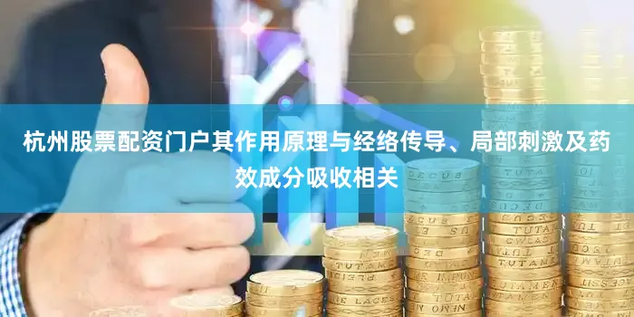 杭州股票配资门户其作用原理与经络传导、局部刺激及药效成分吸收相关
